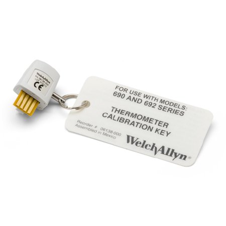 Key Calibration w/ Calibration Certificate For Use w/ SureTemp® 690 / 692 Thermometers (1/EA) by Hillrom/Welch Allyn  ID 06138-000